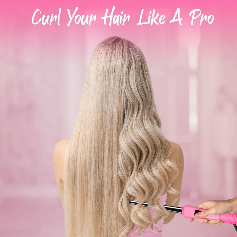 HerStyler Mini Tapered Curling Iron - 1/2 to 3/4 Inch Barrel with Heat-Resistant Glove - Image 2